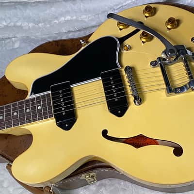 NEW! Gibson Custom 1959 ES-330 Reissue Bigsby - Antique White VOS - 6.8lbs - Authorized Dealer - G07552 image 7