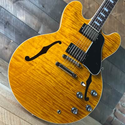 Gibson ES-335 Figured Top Semi Hollow- Honey Amber 211460342 image 4