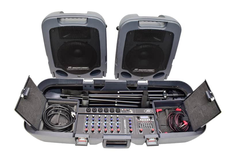 Peavey Escort 3000 Powered Portable PA Speaker System | Reverb