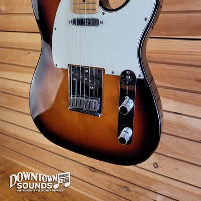 2021 Fender Player Plus Telecaster with Fender Deluxe Gig Bag - 3-Color Sunburst, 7lbs 15oz image 3