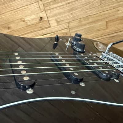 Memphis 302B Strat Style HSS electric guitar 1980's 1990's - Black- 6lbs 11oz image 24