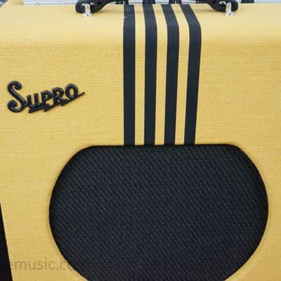 Supro 1822R Delta King 12 15-Watt 1x12" Guitar Combo 2021 - Present Tweed / Black Stripes image 4