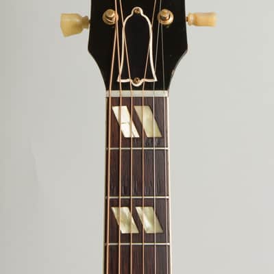 Gibson  J-185N Flat Top Acoustic Guitar (1958), ser. #A-28761, original brown hard shell case. image 5
