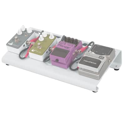 Gator Cases GPB-LAK-WH Small White Aluminum Guitar Bass Pedal Board w Carry Bag image 6