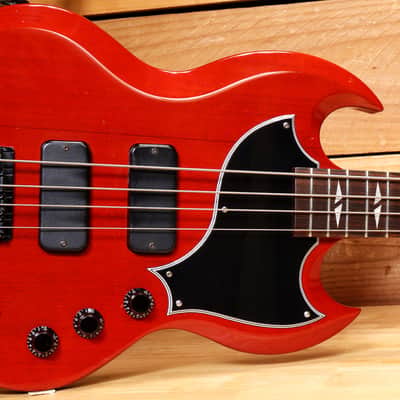 Gibson SG-Z Bass Cherry 2000 USA 4-String 7lbs, 4oz! + Case 30729 image 4