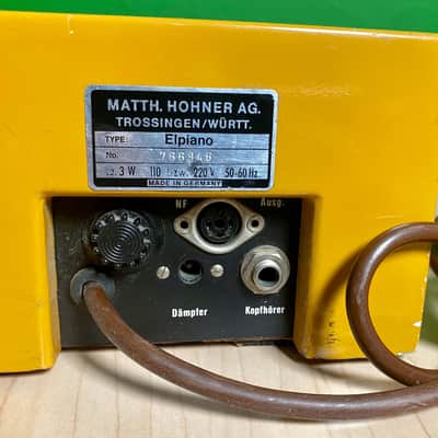 Hohner Elpiano 1968 (?) Yellow image 5
