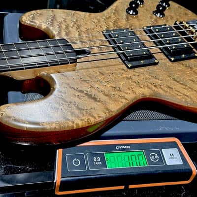 Wal Mk. I Fretless Bass 1986 - crazy cool Acid Stained Birdseye Maple w/a Lined Fingerboard. image 15