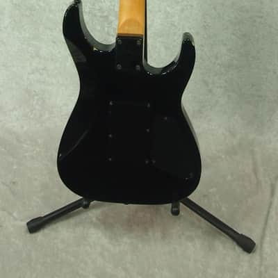 Jackson Dinky FR Floyd Rose left handed lefty electric guitar in black image 8