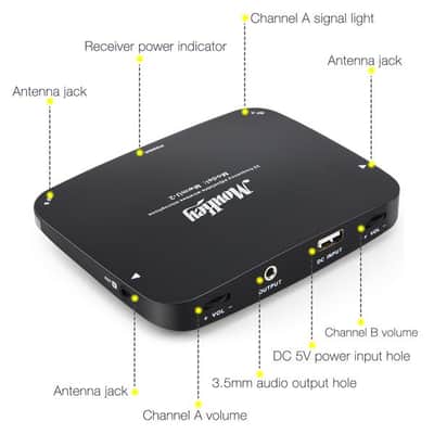 32 channel 262 foot rechargeable dual UHF wireless microphone system image 4