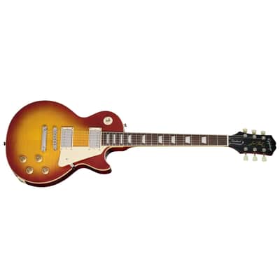Epiphone Les Paul Standard 50s Figured Top Guitar w/Premium Gig Bag - Washed Cherry Sunburst image 3