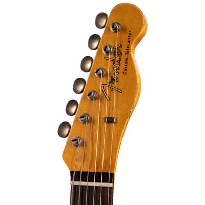 Fender Custom Shop 1960 Telecaster Custom Heavy Relic Aged Black (989) image 6