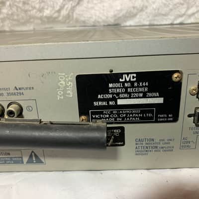 JVC R-X44 Digital Synthesizer Stereo Receiver Amplifier Phono input Tested/Works image 9