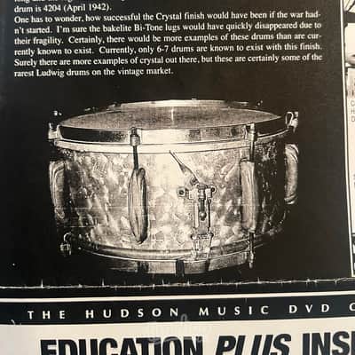Ludwig Vintage 1940’s - Crystal pearl image 14