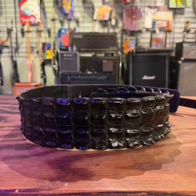 John Richard Smith Exotics Custom Australian Genuine Crocodile Guitar or Bass Strap image 7