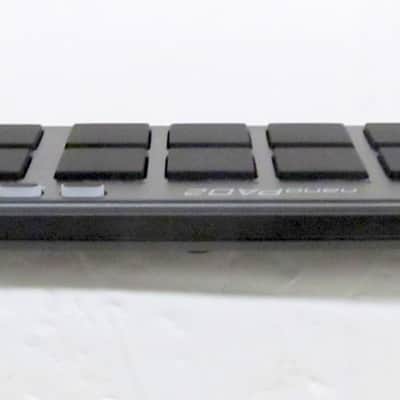 Mint Korg nanoPAD2 Slimline USB MIDI Drum Pad Controller Black Mint in Box image 4