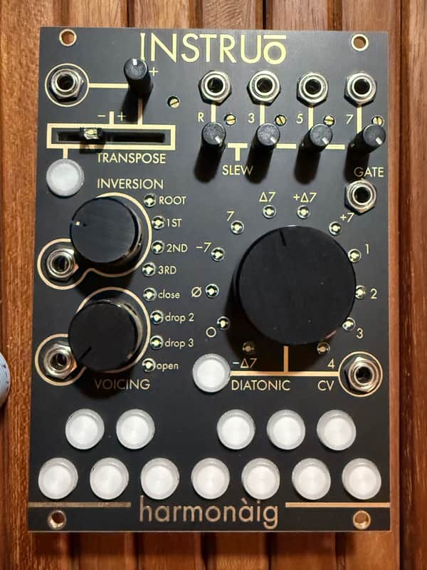 Instruo harmonaig Eurorack Synthesizer Module 2016 - Present - Black image 1