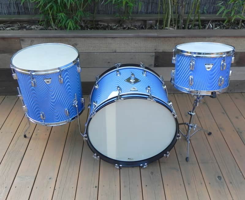 Ludwig S-320 Standard Series Drum Set with 22" Bass Drum 1969 - 1974 image 7