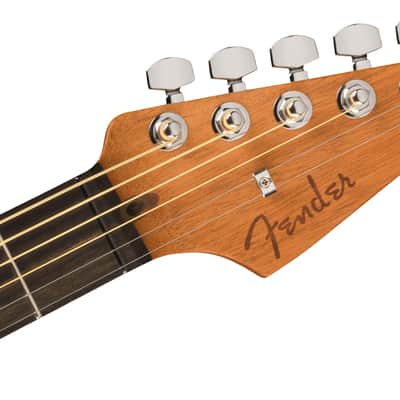 FENDER - Limited Edition American Acoustasonic Stratocaster  Ebony Fingerboard  Aqua Teal - 0972323199 image 5