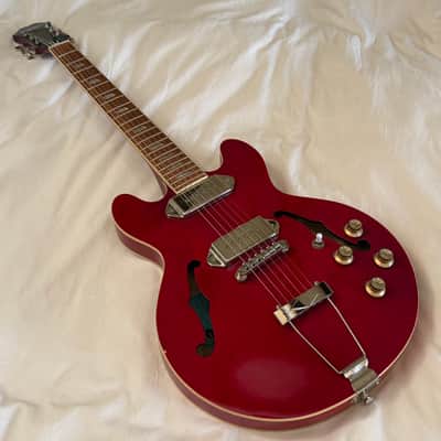 2020 Epiphone Casino Coupe - Small Body (Les Paul Size) Casino - Cherry - Free Pro Setup image 14