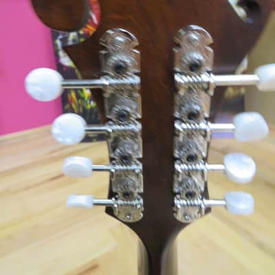 Eastman MD315 F model mandolin with gig bag  2018 satin brown image 7