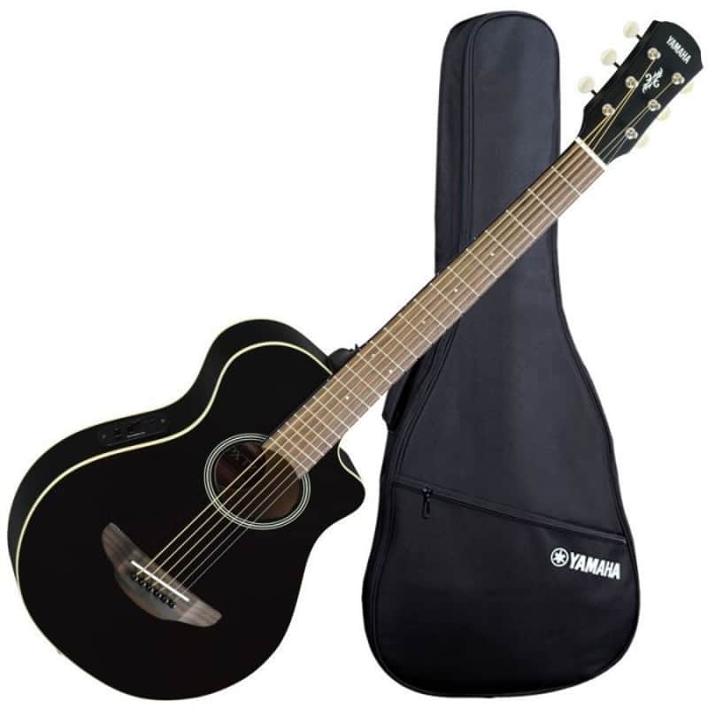 Yamaha APXT2 3/4 Size Acoustic/Electric Cutaway Guitar - Black image 1