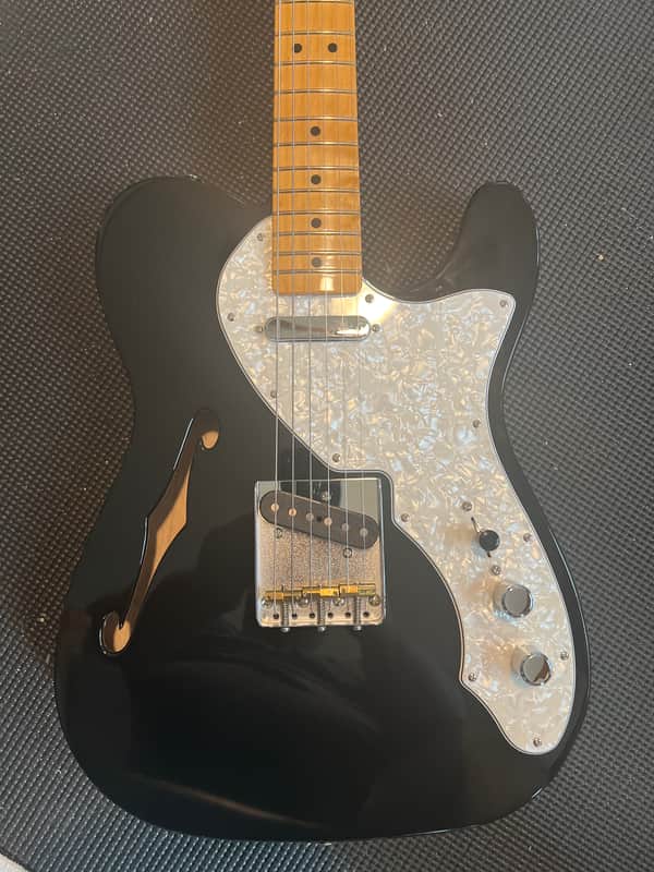 Fender Vintera II '60s Telecaster Thinline with Maple Fretboard 2023 - Present - Black