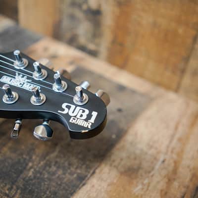 Ernie Ball Music Man Sub 1 Guitar USA 2004 Textured Graphite H Tremolo Seymour Duncan Triple Shot image 5