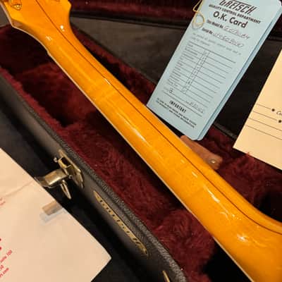 Gretsch G6120AM Nashville 2005 Tiger Maple Amber Stain image 12