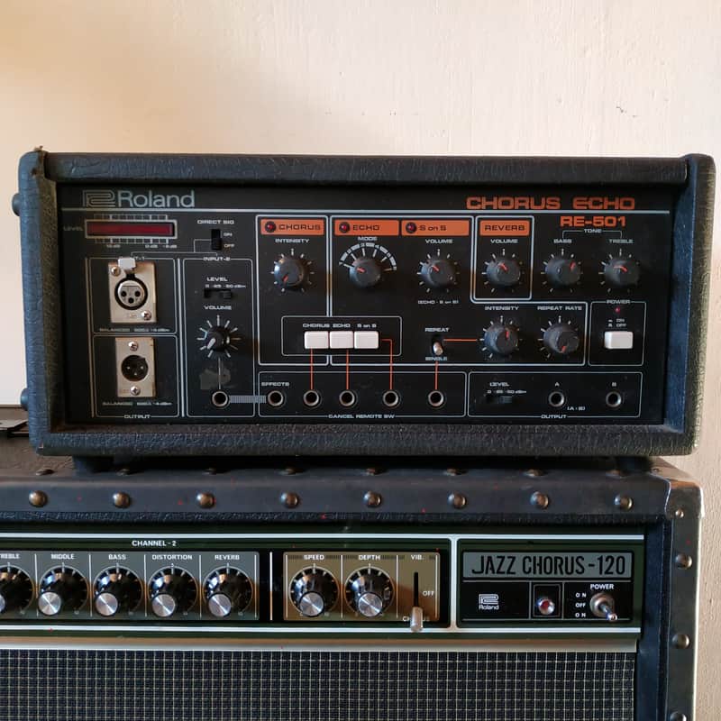 Roland RE-501 Chorus Echo 1980s - Black image 1