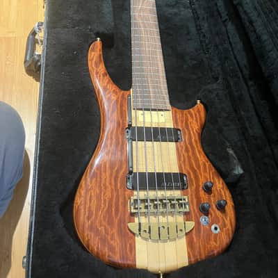 1993 Alembic Essence 6 String Fretless - Bubinga - with OHSC image 1