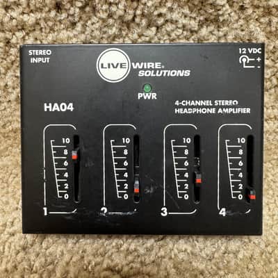 Live Wire HA04 Solutions 4-Channel Stereo Headphone Amplifier image 2
