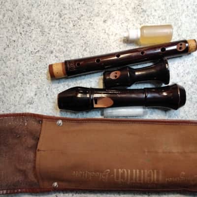 Heinrich Classic 60er Jahre Altblockflöte - Wein dunkel image 3