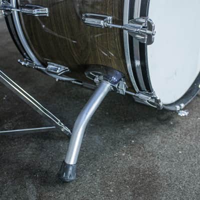 Rogers Londoner V Drum Kit – 1977 Big R Era – New Mahogany – Complete Memriloc Hardware image 19