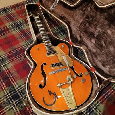 Gretsch 6120 Chet Adkins Electric Guitar Orange | Original Vintage Instrument | 17374 | Guitars In The Attic image 9