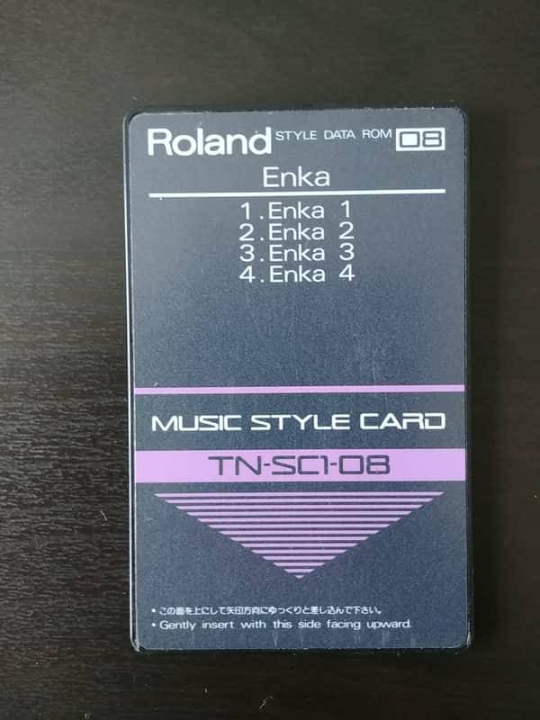 Roland Data ROM Music Style Card Enka TN-SC1-08 image 1