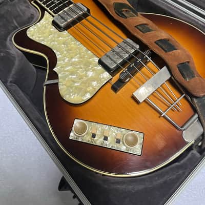Hofner Club Bass H500/2 Sunburst (Left Handed) image 1