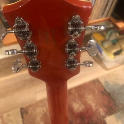 G5420T / 2016 Electromatic Hollow Body Single Cutaway with Bigsby … “MINT” … zero fret wear … Gretsch Orange Stain … All original w/ NO MODS … TKL Hard Case included .. Korean made image 8