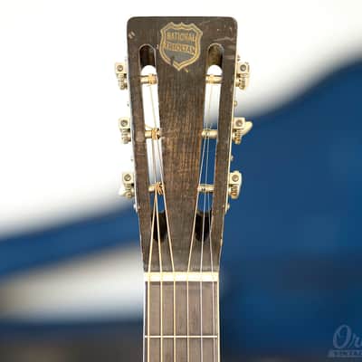 All Original 1931 National Triolian Resonator Guitar with Bull's Head Case image 12