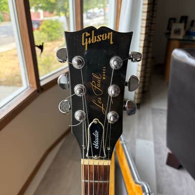 Immagine Gibson  Les Paul studio 1980s - Sunburst - 4