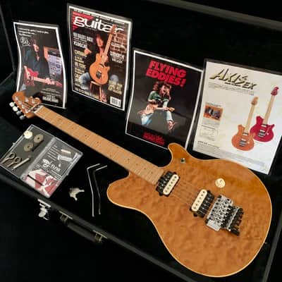 1997 Ernie Ball Music Man AXIS EX [EARLY Production MIJ Van Halen] Translucent GOLD Relic EVH D-Tuna image 22