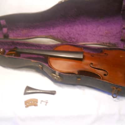 VINTAGE STRADIUARIUS VIOLIN/FIDDLE MADE IN GERMANY 4/4 Wood stain original image 8