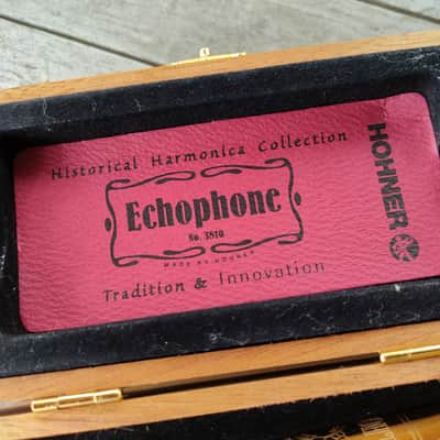 Hohner  Echophone No.3810 Harmonica, Historical Harmonica Collection, C.1990s, Echo Chamber, Key C. image 17