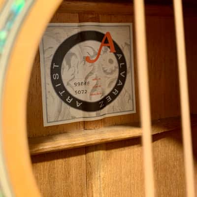 Gorgeous 90s Alvarez Artist 5072 Jumbo Acoustic Electric image 3