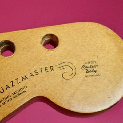 Vintage 1963 PRE-CBS Fender Jazzmaster Project Neck - Killer Tone Wood - Clay Dot RW Board! image 5