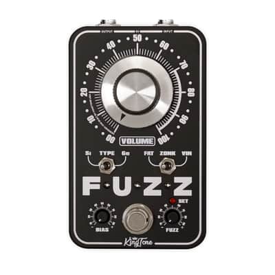 King Tone Guitar miniFUZZ V2 Pedal (Black) image 1