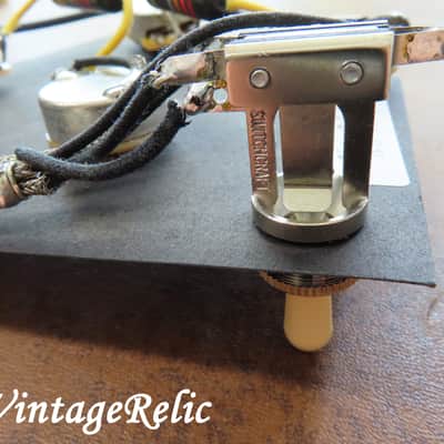 ES-335 Pre-wired Harness Bumblebee Oil .022uF Caps CTS fits Gibson Historic Vintage ES-330 image 8