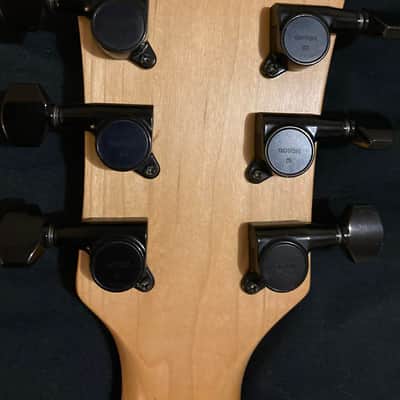 Left Handed Fernandes Vertigo Metallic Red Modded image 5
