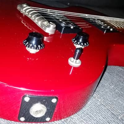 Rare Gibson "The Hawk" guitar - red image 5