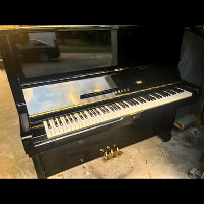 Yamaha U2 Upright Piano – 50" – Polished Black image 2