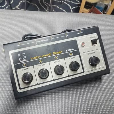 Boss KM-4 4-Channel Instrument Mixer Vintage Made in Japan | Reverb